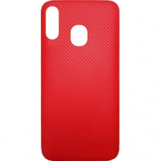 Capa para Samsung Galaxy A40 - Premium Padrão Vermelha
