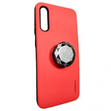 Capa para Samsung Galaxy A70 - Motomo Lisa com Popsocket Goiaba