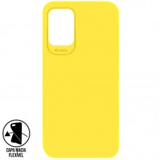 Capa para Samsung Galaxy A72 - Emborrachada Top Frosted Amarela