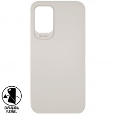 Capa para Samsung Galaxy A72 - Emborrachada Top Frosted Cinza Claro