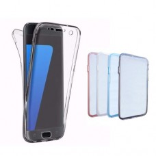 Capa para Samsung Galaxy J7 Prime e J7 Prime 2 - Silicone 360° Transparente