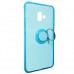 Capa para Samsung Galaxy J6 Plus - Gel Antishock com Suporte de Dedo Vermelha