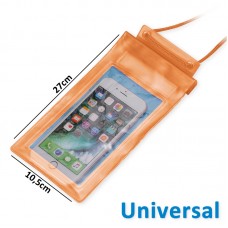 Capa Celular Prova Dágua Universal - Laranja