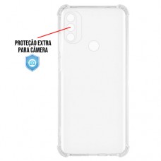 Capa TPU Antishock Premium Motorola Moto E20 - Transparente