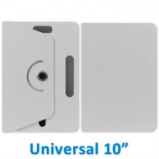 Capa Universal Giratória Tablet 10" Polegadas - Cinza