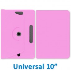 Capa Universal Giratória Tablet 10" Polegadas - Rosa