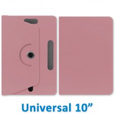 Capa Universal Giratória Tablet 10" Polegadas - Rosê