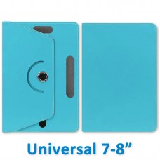Capa Universal Giratória Tablet 7-8" Polegadas - Azul Água