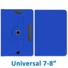 Capa Universal Giratória Tablet 7-8" Polegadas - Azul
