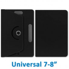 Capa Universal Giratória Tablet 7-8" Polegadas - Preta