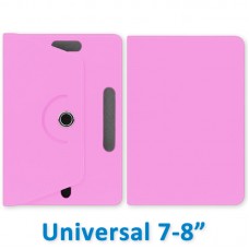 Capa Universal Giratória Tablet 7-8" Polegadas - Rosa