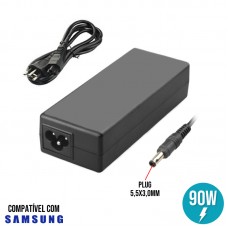 Fonte Carregador para Notebook Samsung 90W 19V/4.74A 5,5x3,0mm SA-4