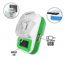 Carregador de Bateria Universal - Verde