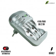 Carregador de Pilhas/Baterias FX-C03 X-Cell
