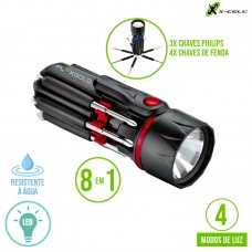 Lanterna LED Versátil 8 em 1 FX-LT-08 X-Cell