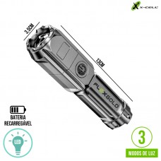 Lanterna LED Recarregável FX-LT-09 X-Cell
