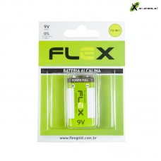Bateria 9V Alcalina 1un 6LR61 FX-9K1 X-Cell