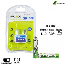 Pilha Recarregável 2un AAA FX-AAA11B2 X-Cell