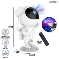 Luminária Projetor Astronauta LEY-1821 Lehmox