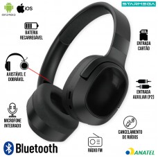 Headphone Bluetooth ST-130 Starmega - Preto