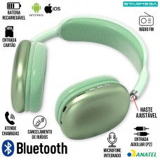 Headphone Bluetooth ST-153 P9 MAX Starmega - Verde