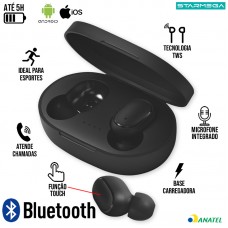 Fone Bluetooth ST-158 Starmega - Preto