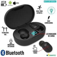 Fone Bluetooth ST-158A Starmega - Preto