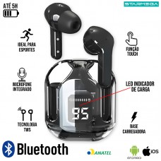 Fone Bluetooth ST-159 Starmega - Preto