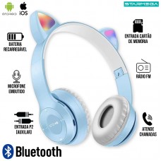 Fone Bluetooth ST-71 Starmega - Azul
