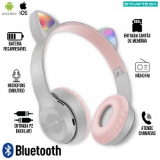 Fone Bluetooth ST-71 Starmega - Cinza