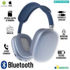 Headphone Bluetooth ST-P9 Starmega - Azul
