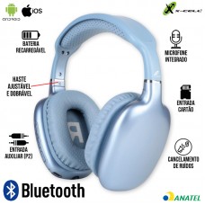 Headphone Bluetooth XC-BTH-40A X-Cell - Azul