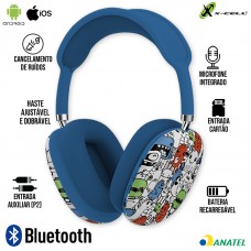 Headphone Bluetooth XC-BTH-52 X-Cell - Azul