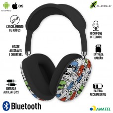Headphone Bluetooth XC-BTH-52 X-Cell - Preto