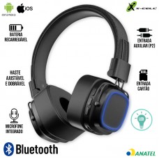 Headphone Bluetooth Retrô XC-BTH-53 X-Cell - Preto