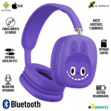 Headphone Bluetooth XC-BTH-60 X-Cell - Roxo