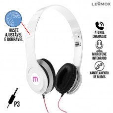 Fone P3 LEF-1002 Lehmox - Branco