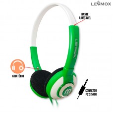 Fone P2 LEF-1028 Lehmox - Verde