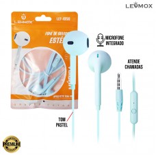 Fone P3 Tom Pastel LEF-1056 Lehmox - Azul
