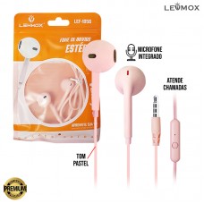 Fone P3 Tom Pastel LEF-1056 Lehmox - Rosa