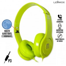 Fone P3 LEF-1207 Lehmox - Verde