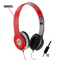 Fone P2 M Fashion Charme A-567 - Vermelho