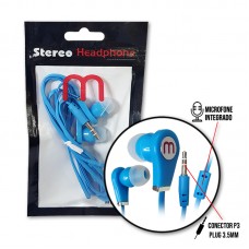 Fone P3 MS-5V - Azul
