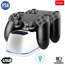 Base de Carregamento para Controles PS4 PG-LC05 Ipega - Branco