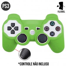 Capa de Silicone para controle PS3 - Verde