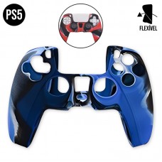 Capa de Silicone para controle PS5 Camuflada Azul
