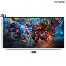 Mouse Pad Gamer 70x35cm MP-7035C47 Exbom - LL Team