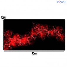 Mouse Pad Gamer 70x35cm MP-7035C34 Exbom - Raio Vermelho