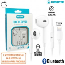 Fone Lightning Bluetooth K505L Kimaster - Branco