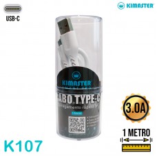Cabo Tipo C 1m K107 Kimaster Smart Pro